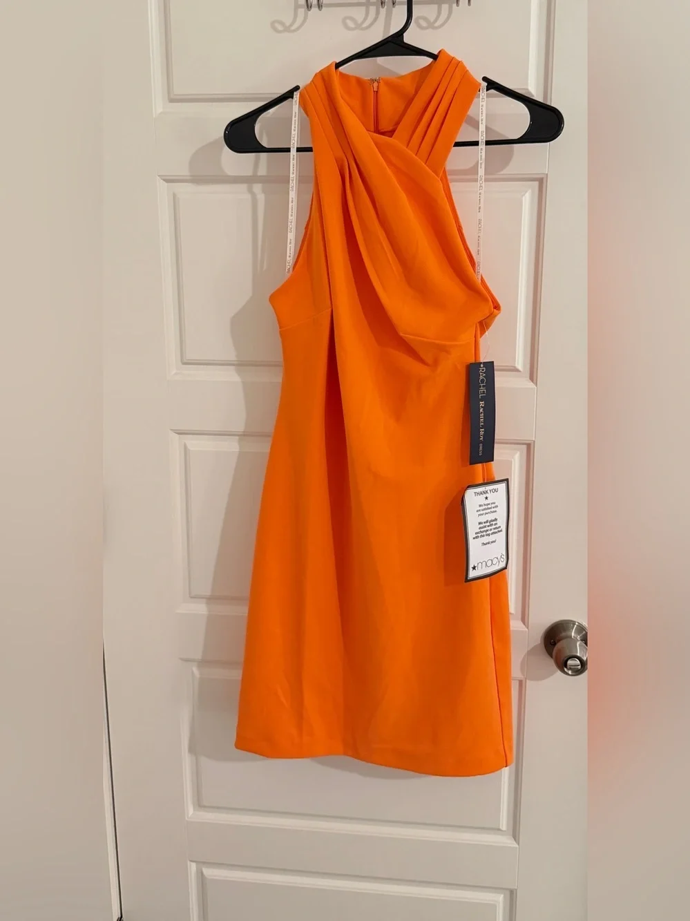 RACHEL Rachel Roy Harland Crossover Halter Mini Dress- NWT– XS, S, M, XL
